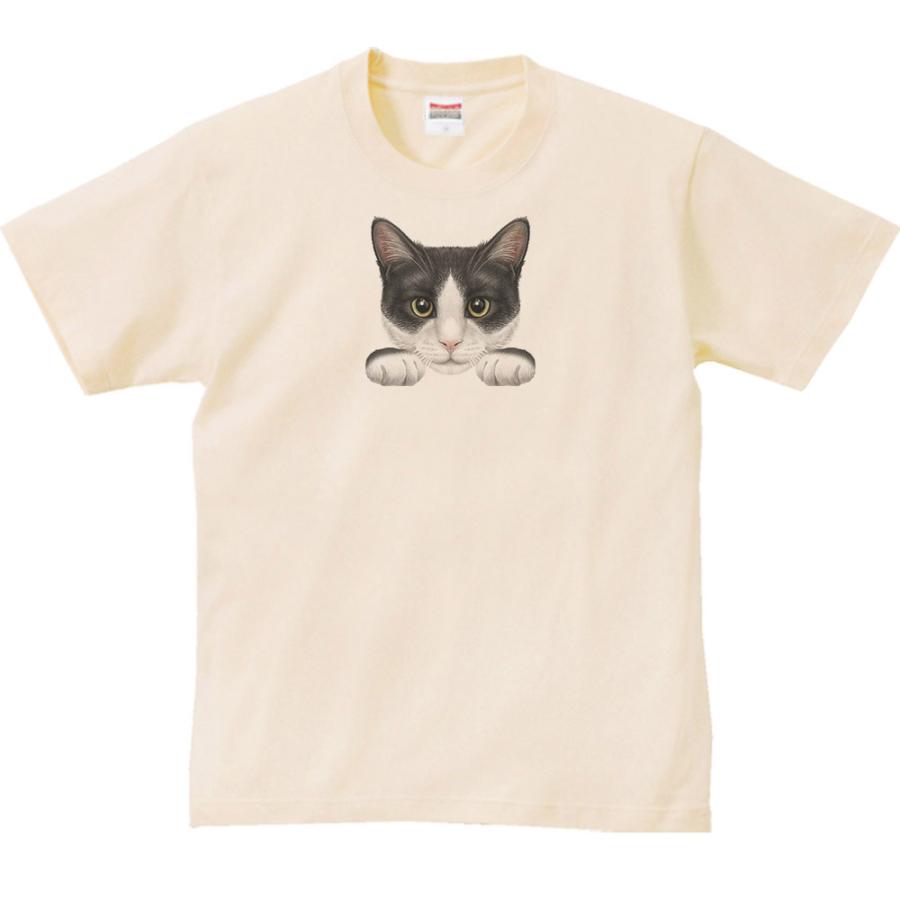 猫の顔・白黒猫/半袖Ｔシャツ |  | 01