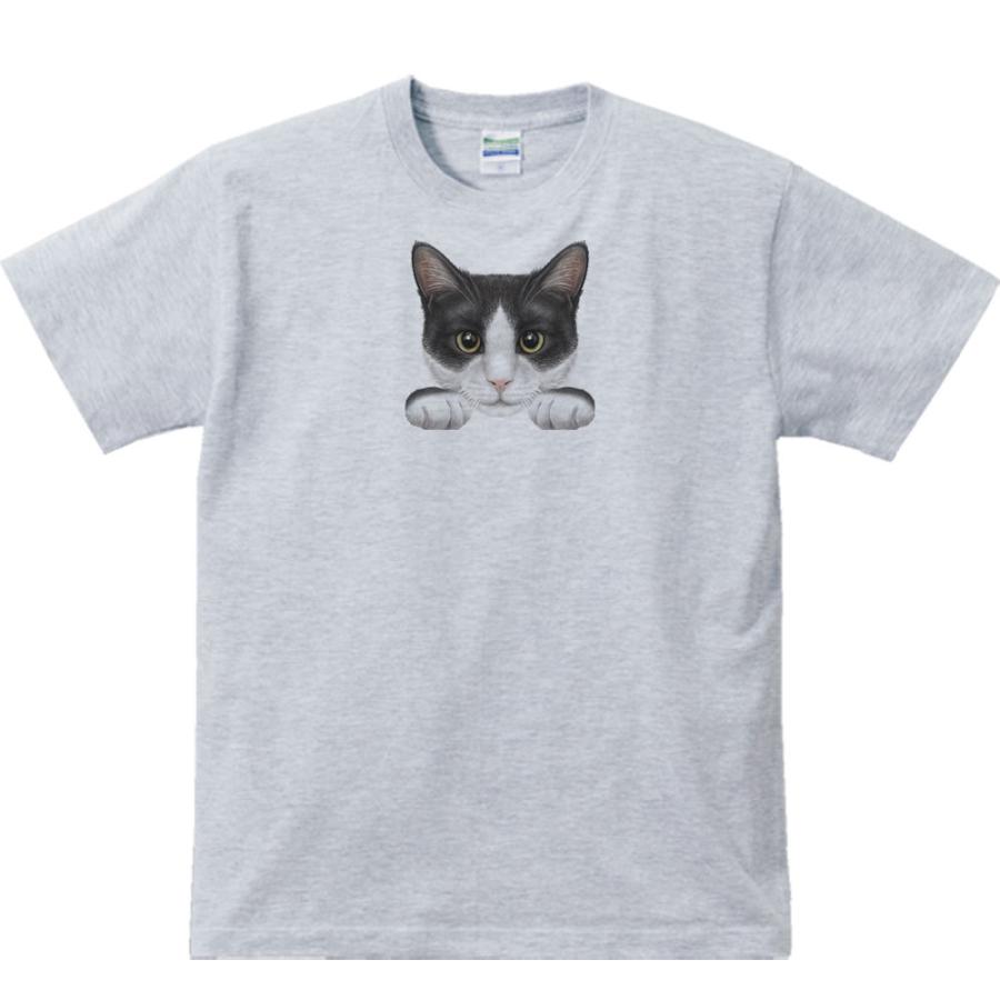 猫の顔・白黒猫/半袖Ｔシャツ |  | 02