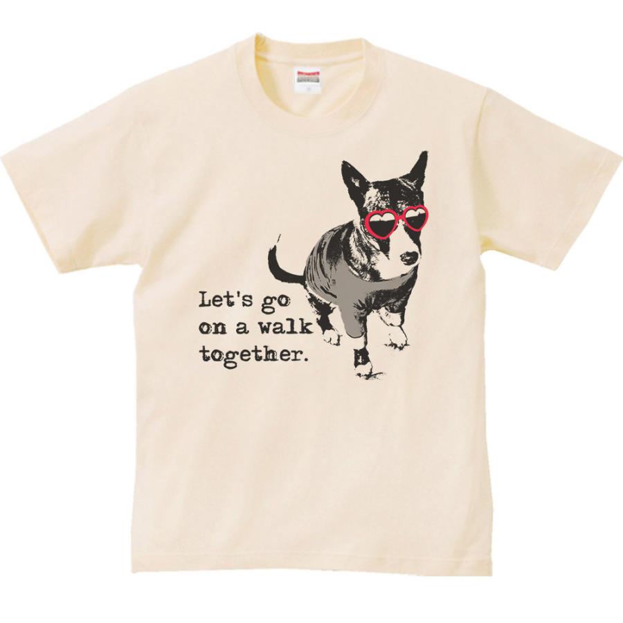 サングラス犬（一緒に散歩に行こう）＜JamJam＞/半袖Ｔシャツ　　 |  | 02