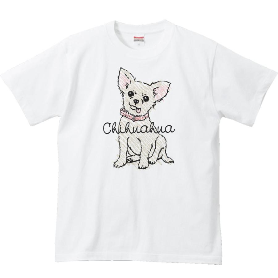 クレヨンタッチ・チワワ（単色）/半袖Ｔシャツ　　 |  | 01