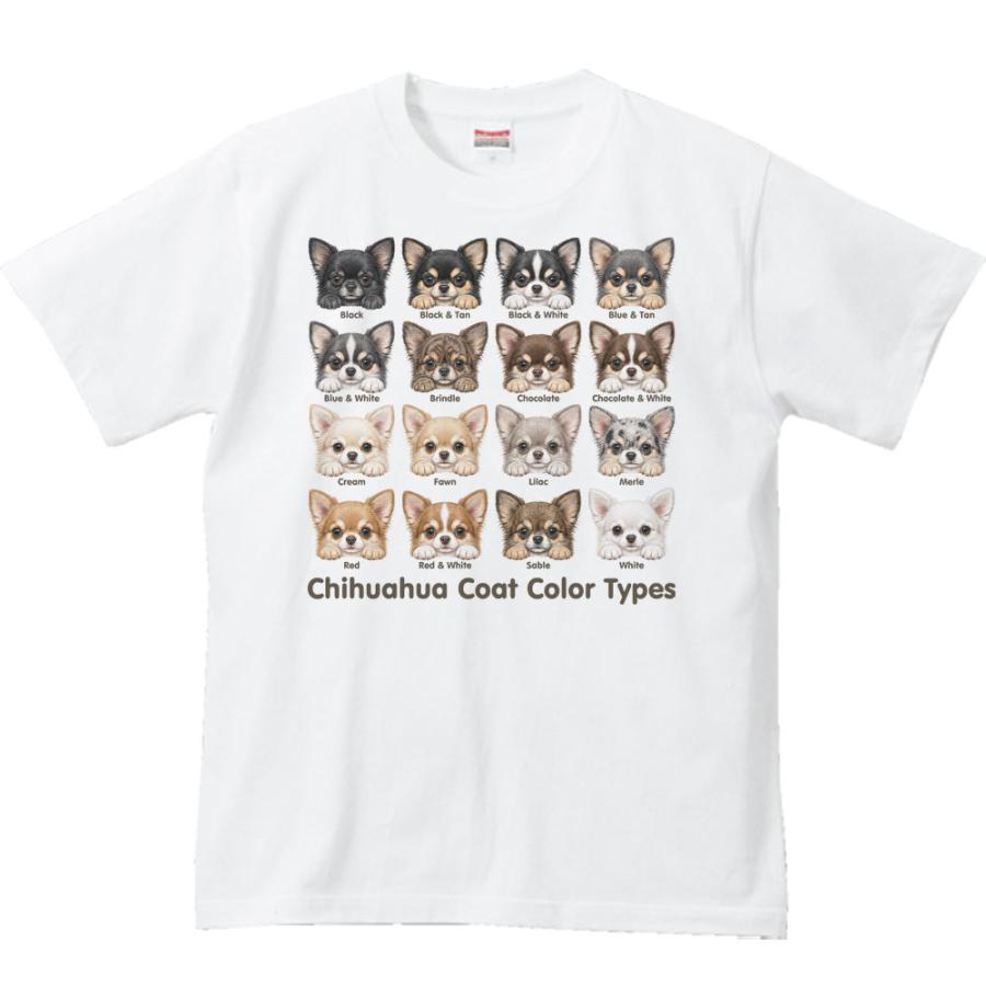 チワワ・毛色16種/半袖Ｔシャツ | 