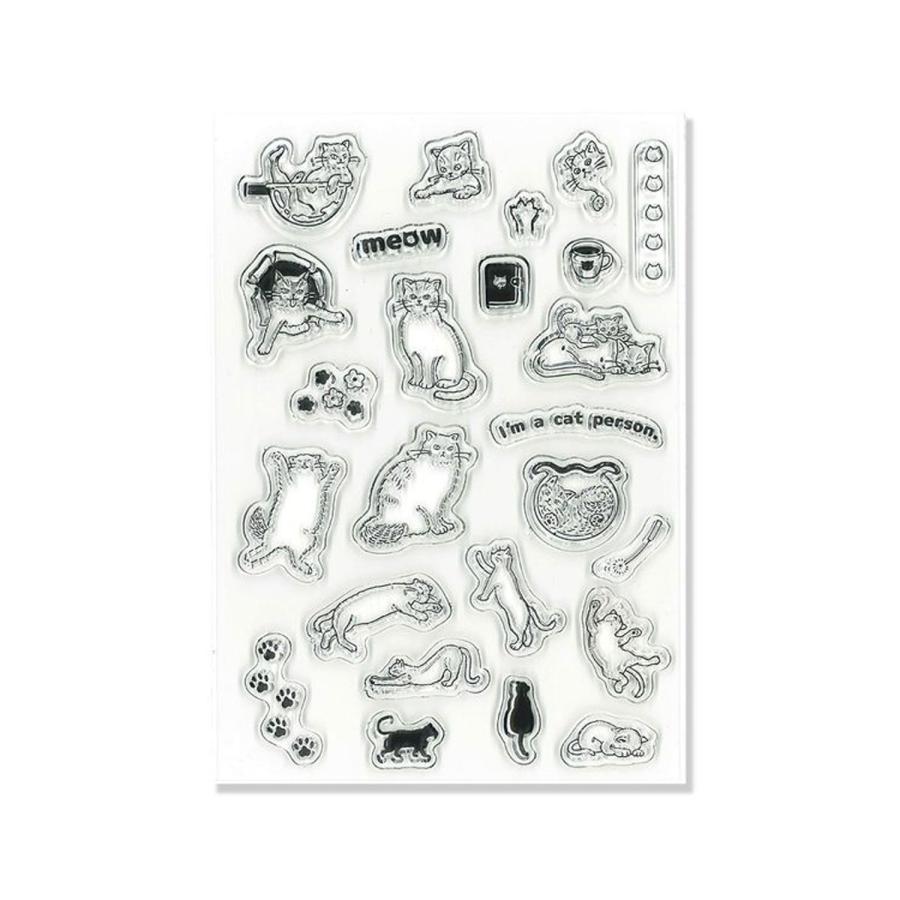 patty☆さま　studio calico クリアスタンプ Komamono クリエイティ部 クリアスタンプ [全4種類] 日本出版販売