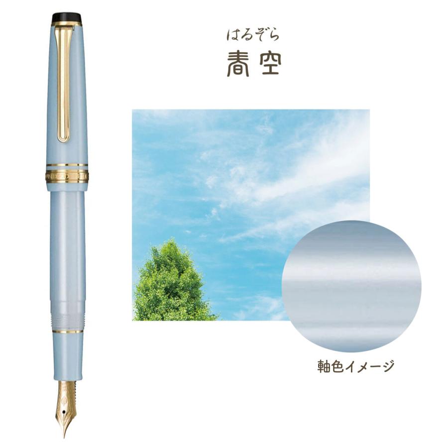 本日ポイント10倍 (取り寄せ品)セーラー万年筆 四季織 SHIKIORI 万年筆 雪月空葉11-1224 SSP 全8種から選択_2