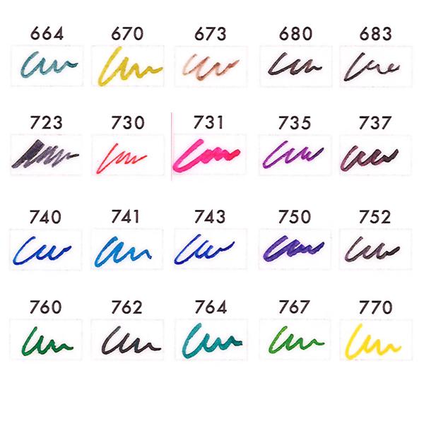 セーラー万年筆 インク工房 20ml 染料インク(D)13-1210-664→770 20色