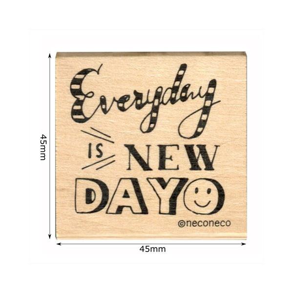 爆売りセール開催中!】こどものかお ねこねこスタンプ Everyday is DAY NEW 1743-001 印鑑、印章、スタンプ こどものかお ねこねこスタンプ ウサギ2羽・ボード 1743-005