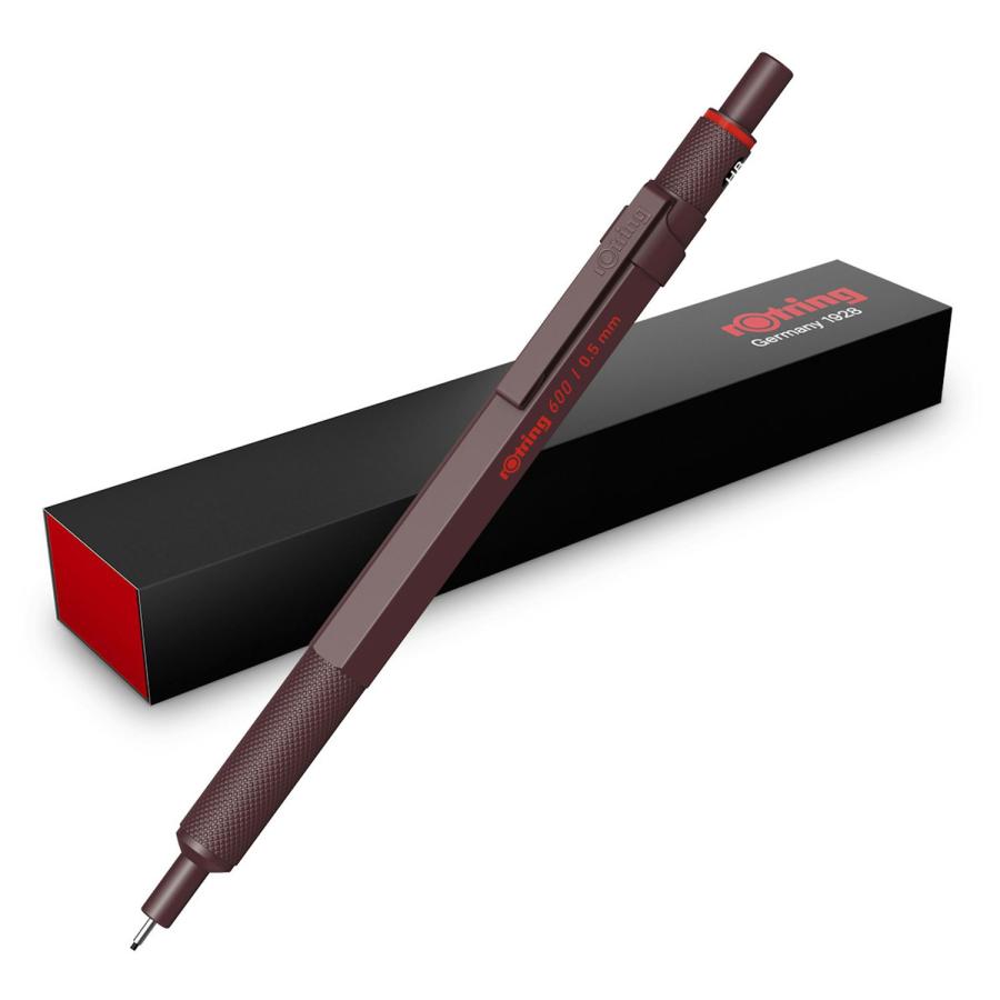 ロットリング Rotring 600 メカニカルペンシル 0.5mm チョコトリフ