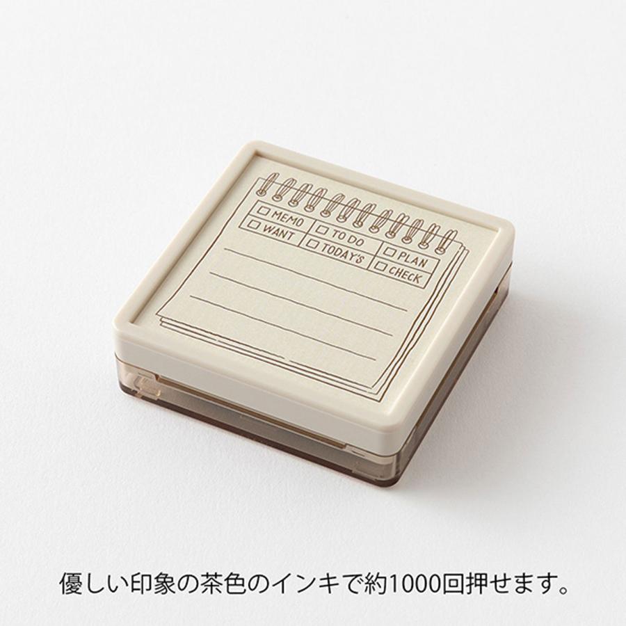 5のつく日ポイント10倍 MIDORI ミドリ スタンプ浸透印 メモ柄 35696006