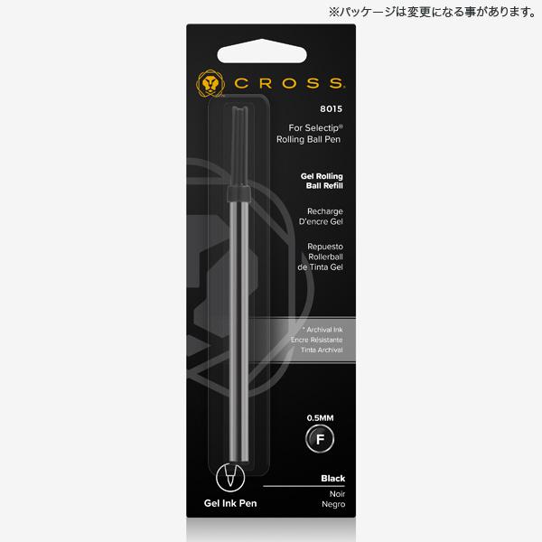 CROSS（クロス） ジェルインク(水性) 替芯 リフィル 細字F 0.5mm 黒