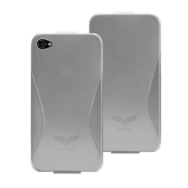 Maclove iPhone4用PCハードケース Challenger case Silver Light シルバー｜printus