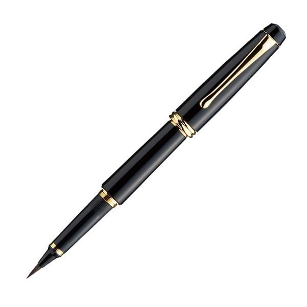 本日ポイント10倍 (取り寄せ品)呉竹 Kuretake くれ竹万年毛筆 夢銀河 黒