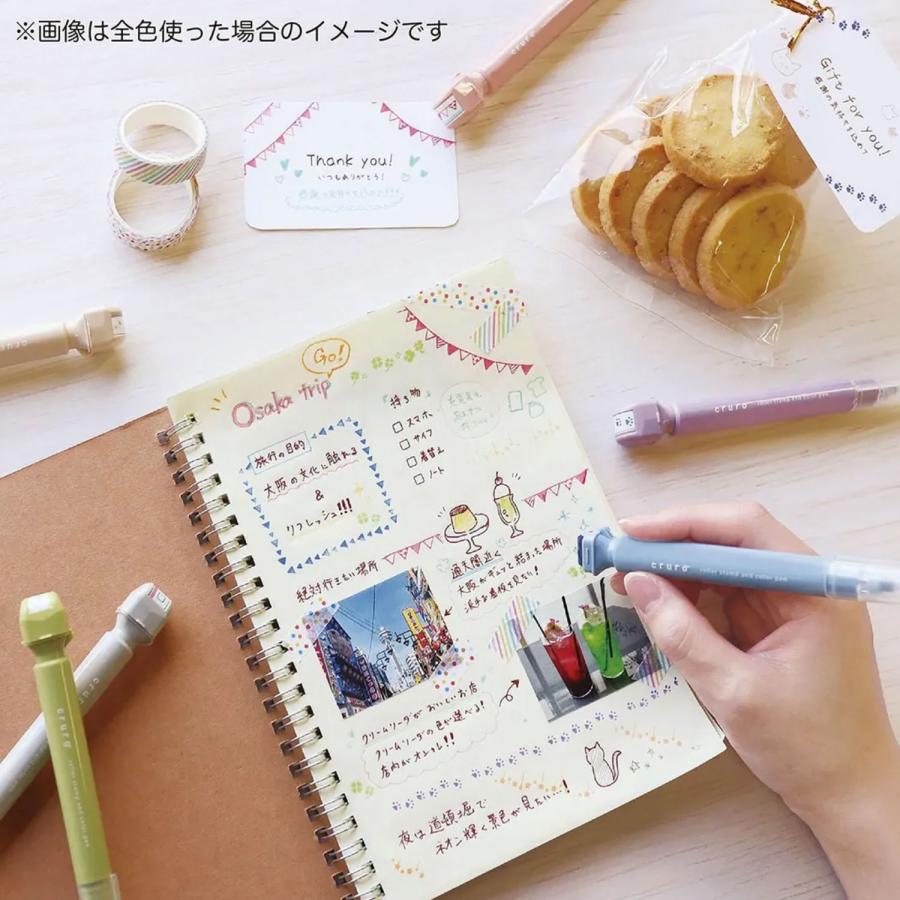 当店ポイント10倍 クツワ カラースタンプペン cruro クルロ DE017 全6種から選択 | クツワ | 09