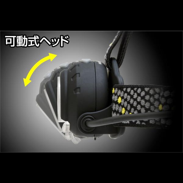 GENTOS/ジェントス LED ヘッドライト HEAD WARSシリーズ HW-X433HD (sb)｜printus｜02