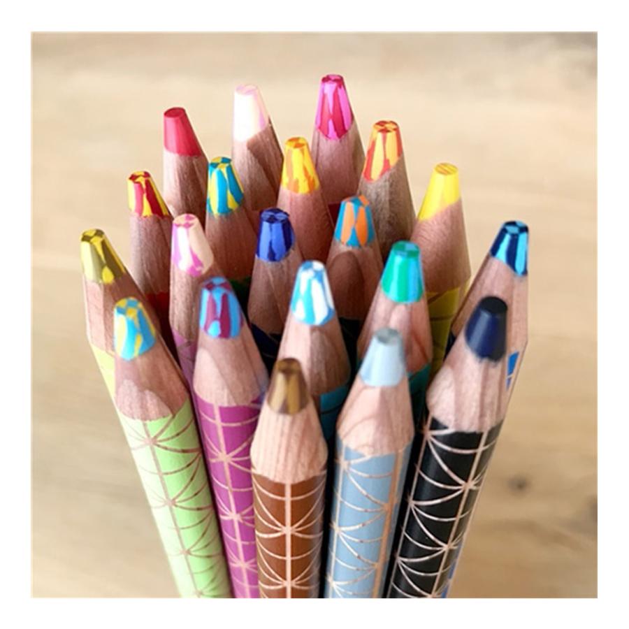 KOKUYO（コクヨ） 色鉛筆 DUAL COLOR 20色セット : ビッツ&ボブ Yahoo