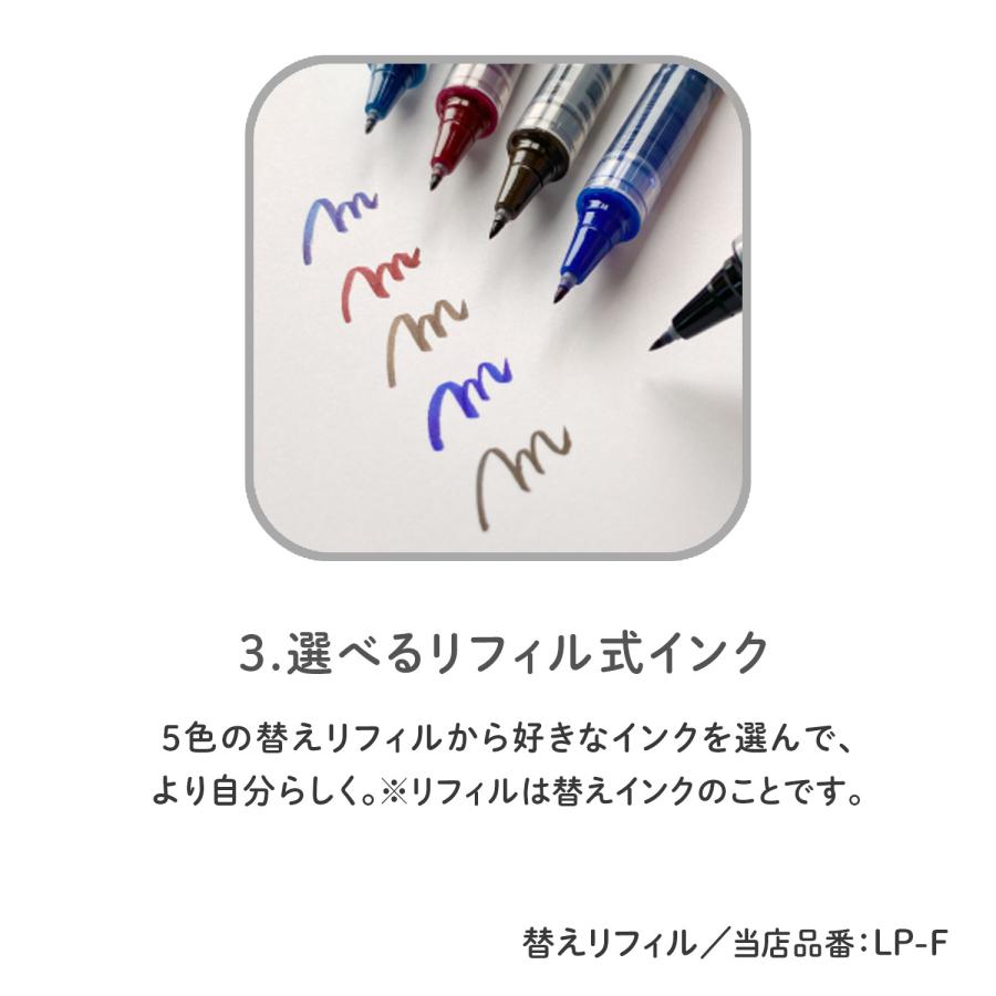 呉竹 Kuretake ZIG LETTER PEN COCOIRO ココイロ 極細ブラック LPCF010 全8色から選択 |  | 05