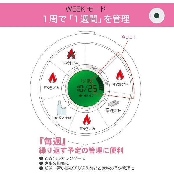 本日最大20%還元 キングジム タイマー 習慣時計 ルクル 白 RUC10 (sb) | KING JIM | 04