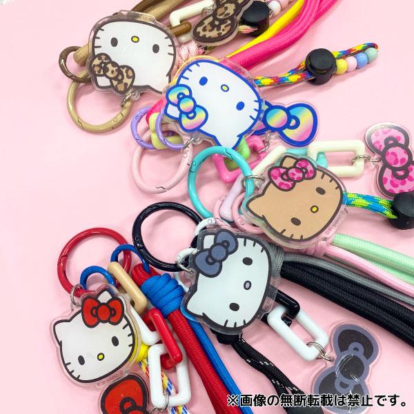 本日ポイント10倍 ハローキティ ストラップチャーム モノクロ