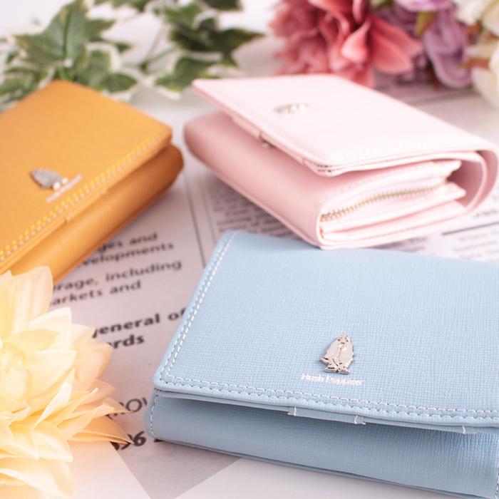 ハッシュパピー 二つ折り財布 レディース 本革 かぶせ チェルシーＬ字ファスナー 人気 犬 ギフト キャッシュレス 母の日 プレゼント プチプラ | ハッシュパピー | 12