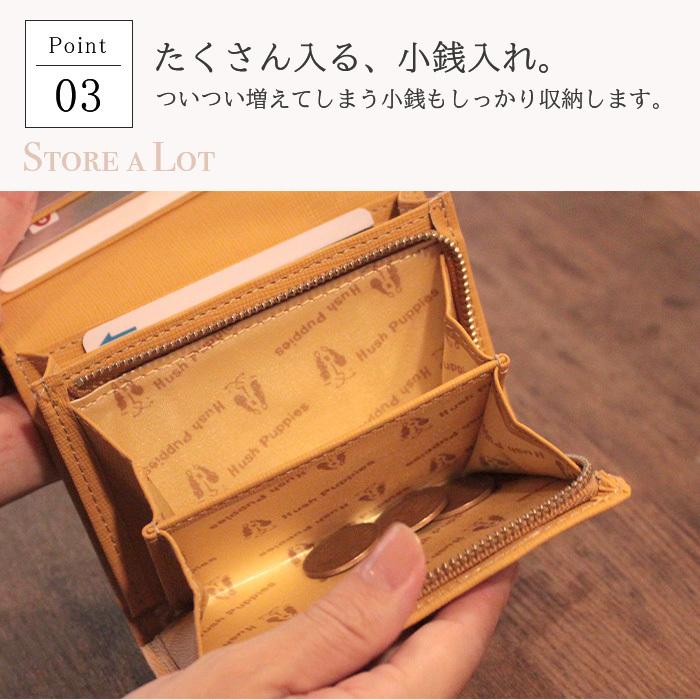 ハッシュパピー 二つ折り財布 レディース 本革 かぶせ チェルシーＬ字ファスナー 人気 犬 ギフト キャッシュレス 母の日 プレゼント プチプラ | ハッシュパピー | 06