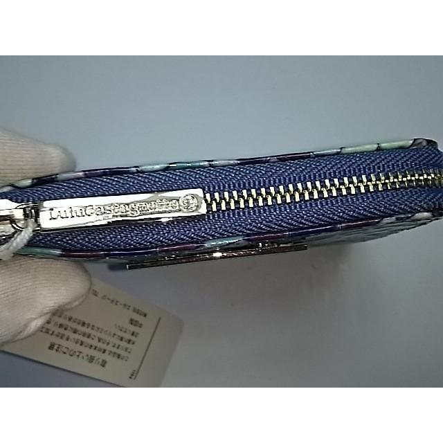 二つ折り財布 ステンドグラス L字ファスナー ポケット式小銭入れ ミニ