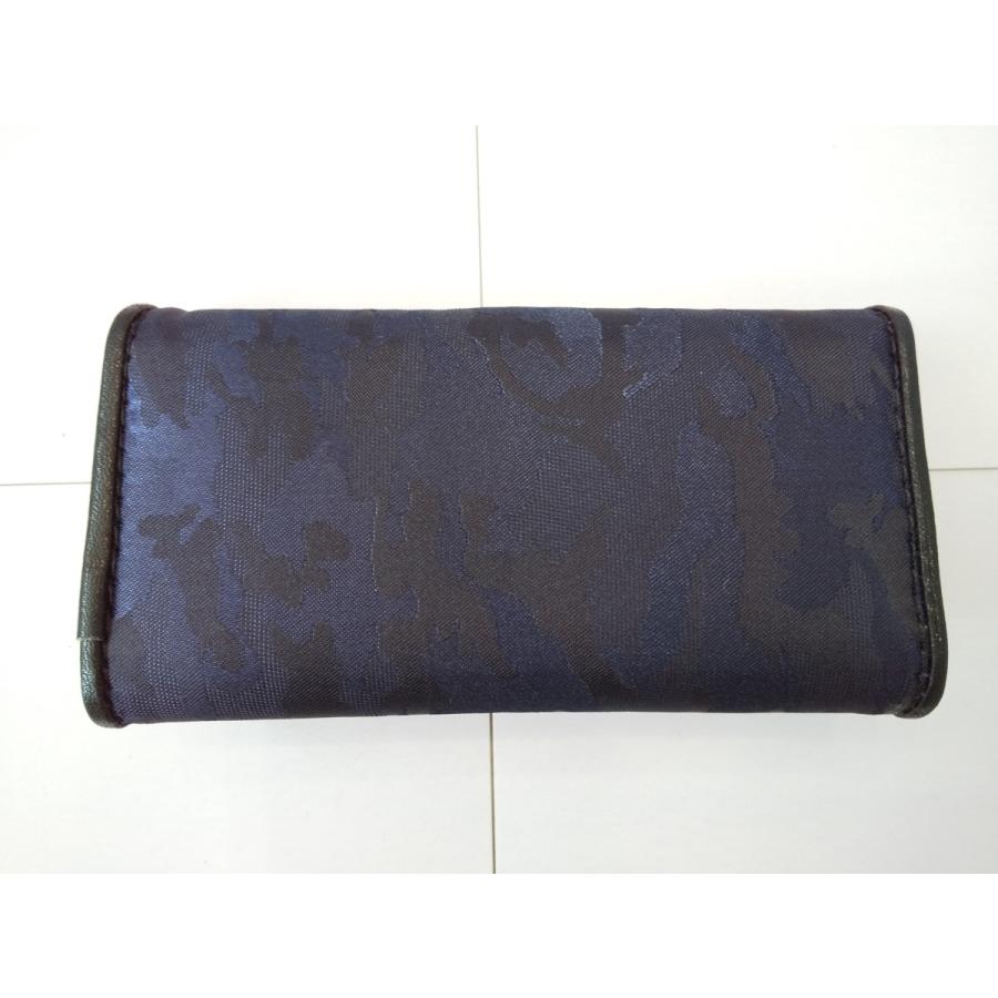 ★ハッシュパピー キーケース ミリタリー ネイビー HP1001 迷彩柄 ナイロン 中は革 特価 セール 在庫処分 F