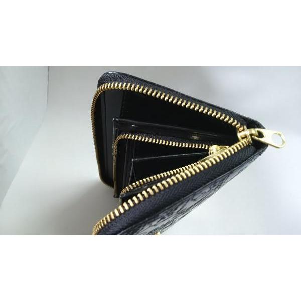MINTON（ミントン） 本革 長財布 人気 高級 ラウンドジップ 黒
