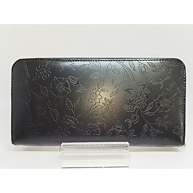 MINTON（ミントン） 本革 長財布 人気 高級 ラウンドジップ 黒