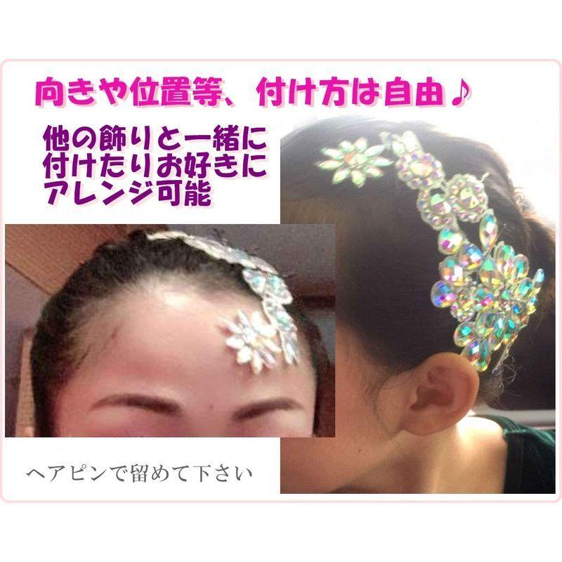 Micopuella 社交ダンス ヘア アクセサリー 部分 ヘアピース 付け髪 付き 髪飾り ラインストーン 小物 ラテン モダン ダン Prior2号店 通販 Yahoo ショッピング