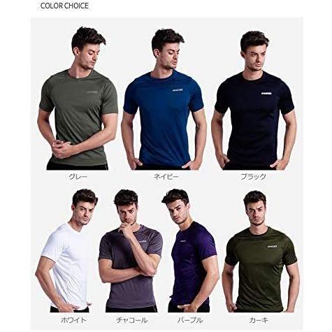 メンズ シャツ 半袖 ルーズフィット Tシャツ スポーツ ジム ジョギング ランニング サッカー ウェア ゴルフ シャツ スーツ インナー Prior 通販 Yahoo ショッピング