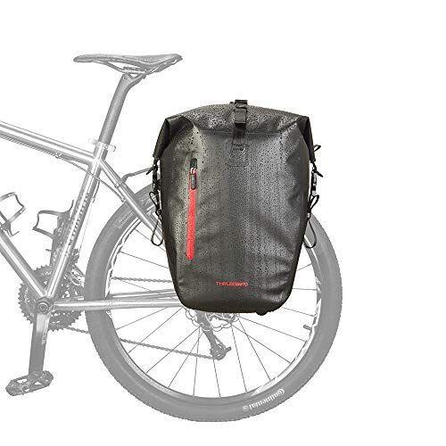 自転車 パニアバッグ リアバッグ サイドバッグ 防水 大容量 軽い バイク 収納バック 携行バッグ ブラック その他サイクリング用バッグ