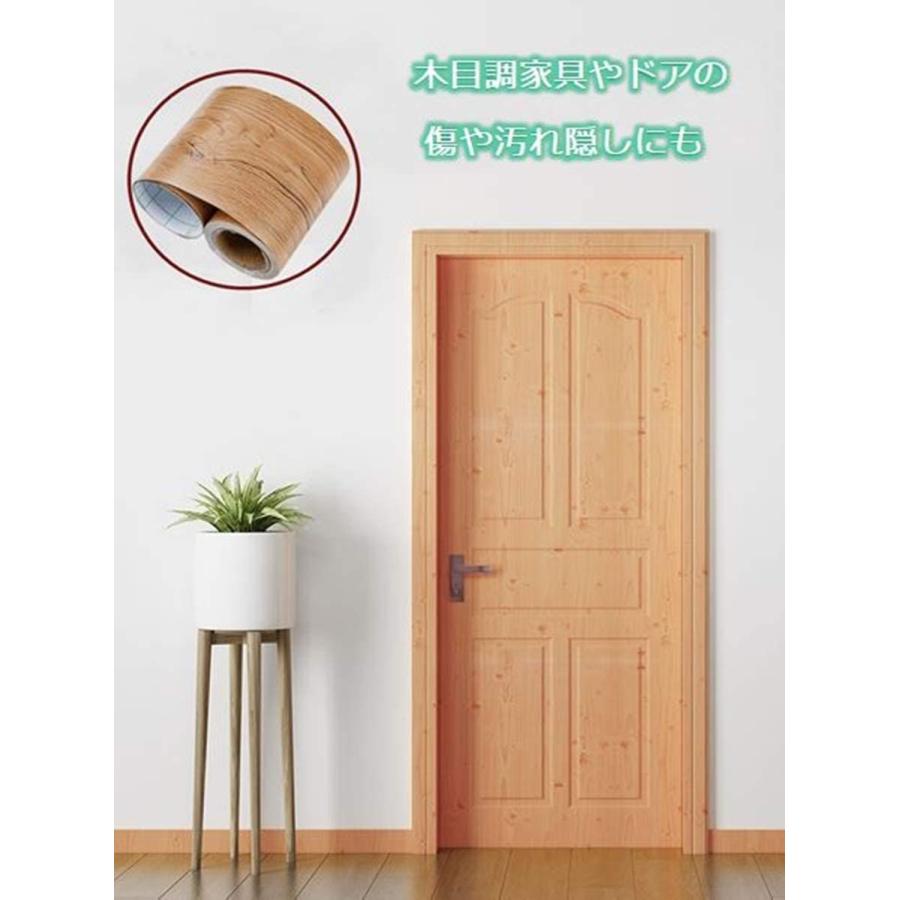 補修 リメイクシート トリムボーダー 木目 ナチュラルブラウン 窓枠 扉 ドア 木枠 修理 10cm 5m 壁紙 シール 幅広 マスキン Prior 通販 Yahoo ショッピング