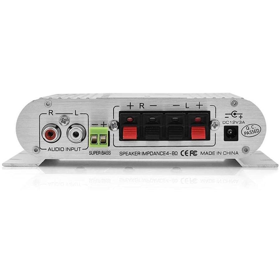 ミニhifi2 1アンプ 車用パワーアンプ スピーカーパワーアンプ 重低音 高忠実度 音量調整 ステレオ 可能 車載用 家庭用 ブラック シ 017 Prior 通販 Yahoo ショッピング
