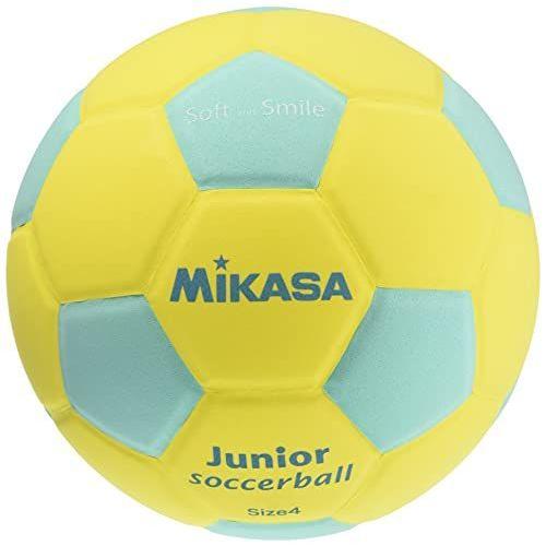 ミカサ Mikasa 最大71 Offクーポン ジュニア サッカーボール 4号 スマイルサッカー イエロー 小学生用 約180g 貼りボール グリーン Sf4j