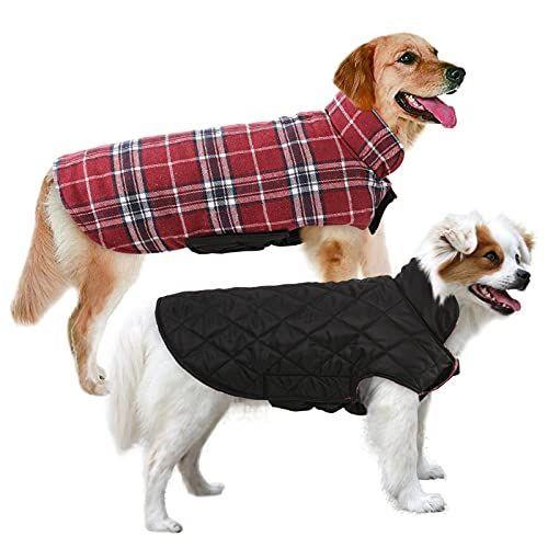 MIGOHI Dog Jackets for Winter Windproof Waterproof Reversible Dog Coat 小物、アクセサリー