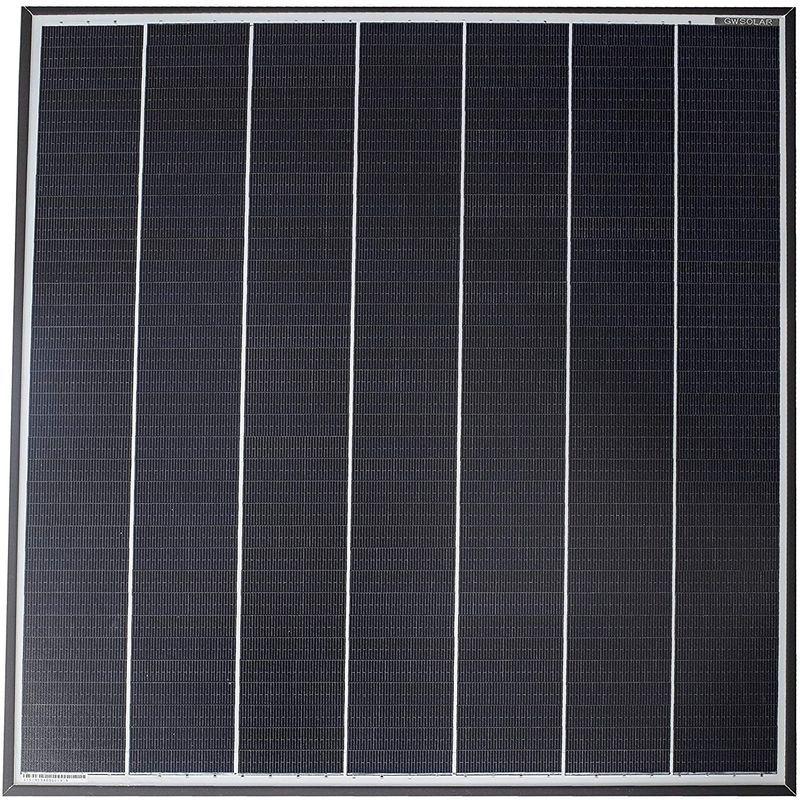 影に強い GWSOLAR 42W 太陽光パネル12V充電用 / 7並列 / 逆流防止ダイオード付き影に強い理由: 7列のセル列を全｜prior｜05