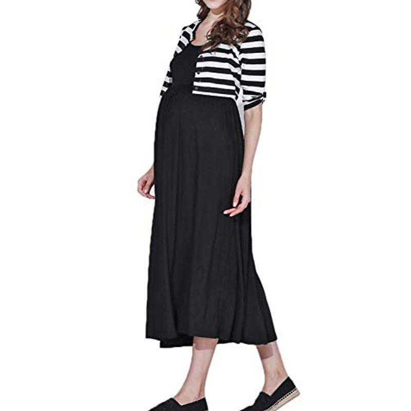 い出のひと時に とびきりのおしゃれを Sweet Mommy マタニティ 授乳服 ワンピース 授乳口付き ロング ショートカーデ 重ね着風 とろみレーヨン ルームウェア リラック 授乳服 Www Mobilite Fr Sodexo Com