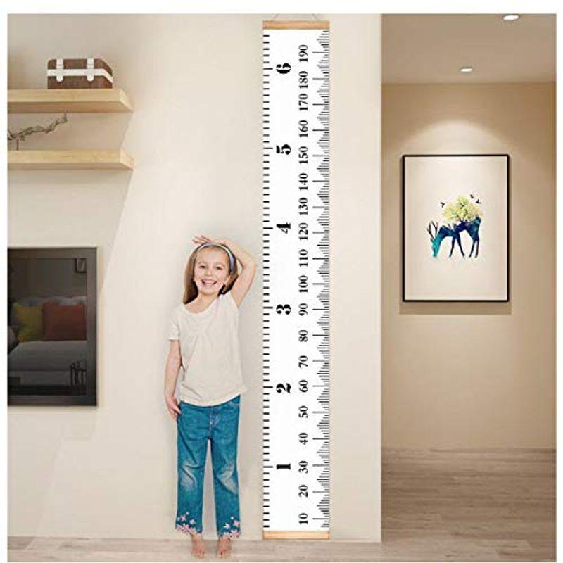 Atpwonz 子供身長計 最大60％オフ 壁掛け 身長測定 子供の成長記録 木製 測定範囲0-190cm 新年 子供部屋の装飾 北欧インテリア 引き出物 おしゃれ