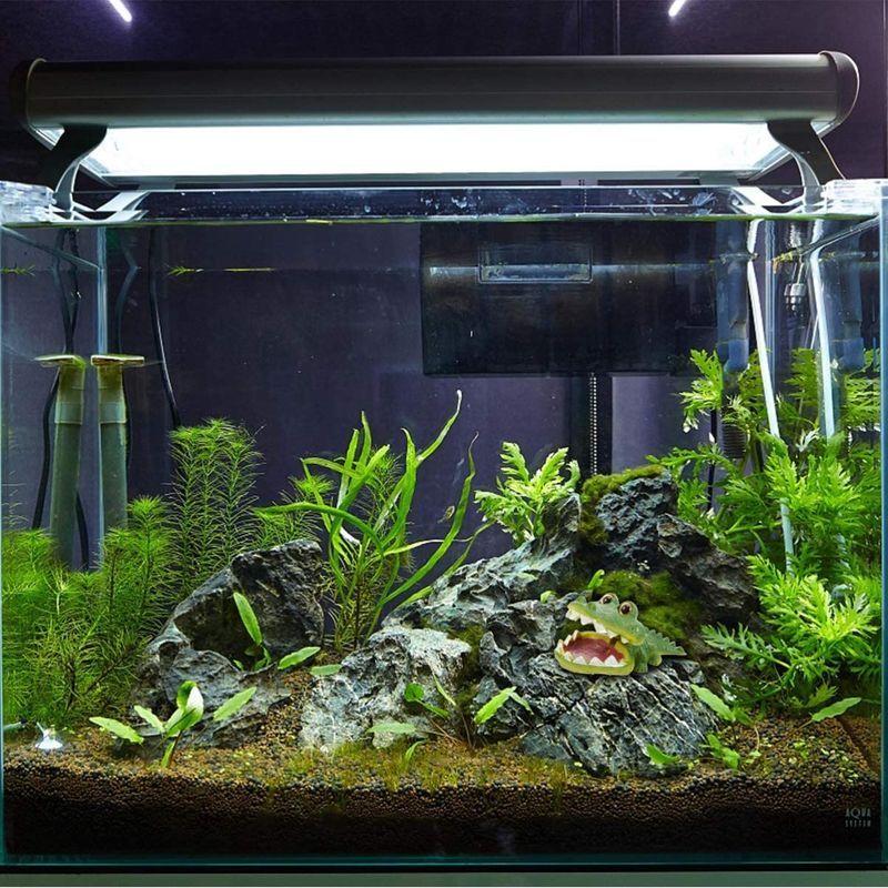 Ledmomo 人工水草 フェイクプラント 水槽飾り アクアリウムレイアウト 隠れ家 観賞魚 熱帯魚 金魚 爬虫類 風景 グリーン ランキング上位のプレゼント