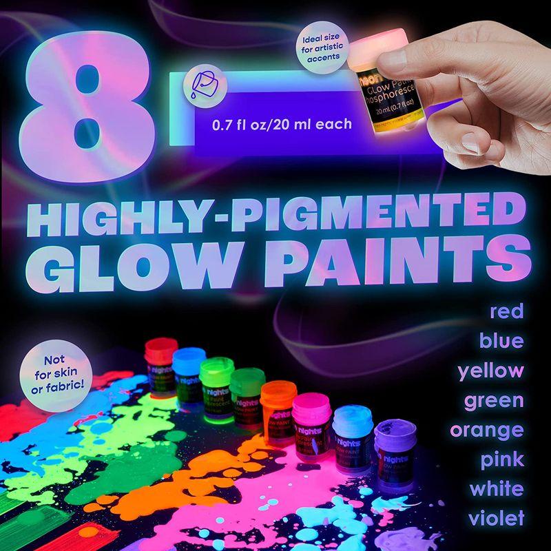 neon nights - 8個入り 燐光 畜光 発光 自己発光塗料 国内即発送 畜光 neon nights - 8個入り 燐光 畜光 発光 自己発光塗料 国内即発送 畜光