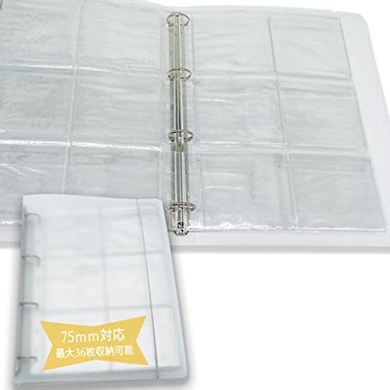 缶バッジ 収納 75mm ファイル リフィル ホルダー 6枚入り バインダー式 缶バッチ 最大36枚収納可能 度 サイズ 保護 Prior 通販 Yahoo ショッピング