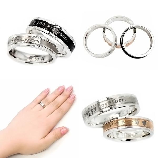 【レーザー刻印可能】金属アレルギーに優しい指輪 サージカルステンレス製 ネオマットライン 5mm 選べる3色 ステンレス リング 名入れ 指輪 1本 名入れ |  | 02