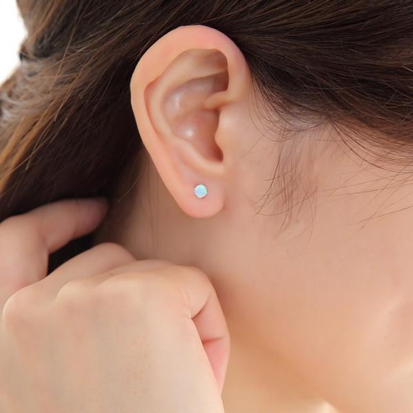 Pt900 プラチナ900 製 4mm ラウンド カボッション エチオピア産 