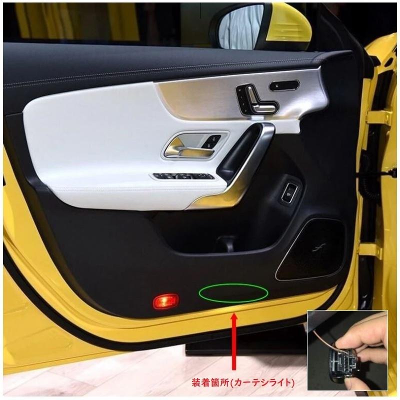 ベンツ CLAクラス C118 LED カーテシ 純正ユニット交換タイプ ドア下