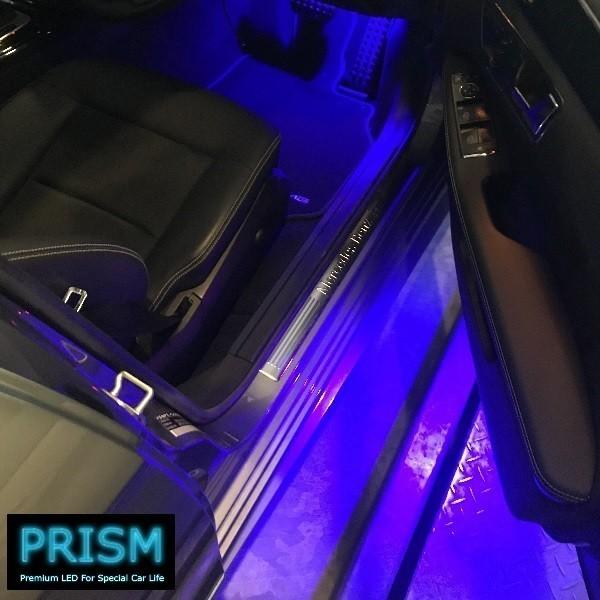 マセラティ クアトロポルテ LED ブルー フットランプ カーテシ