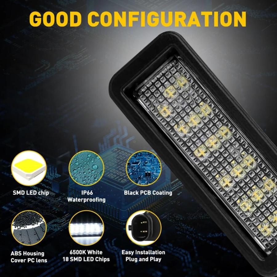 JEEP ジープ コンパス LED ナンバー灯 M624 (2017-) 純正LEDユニット