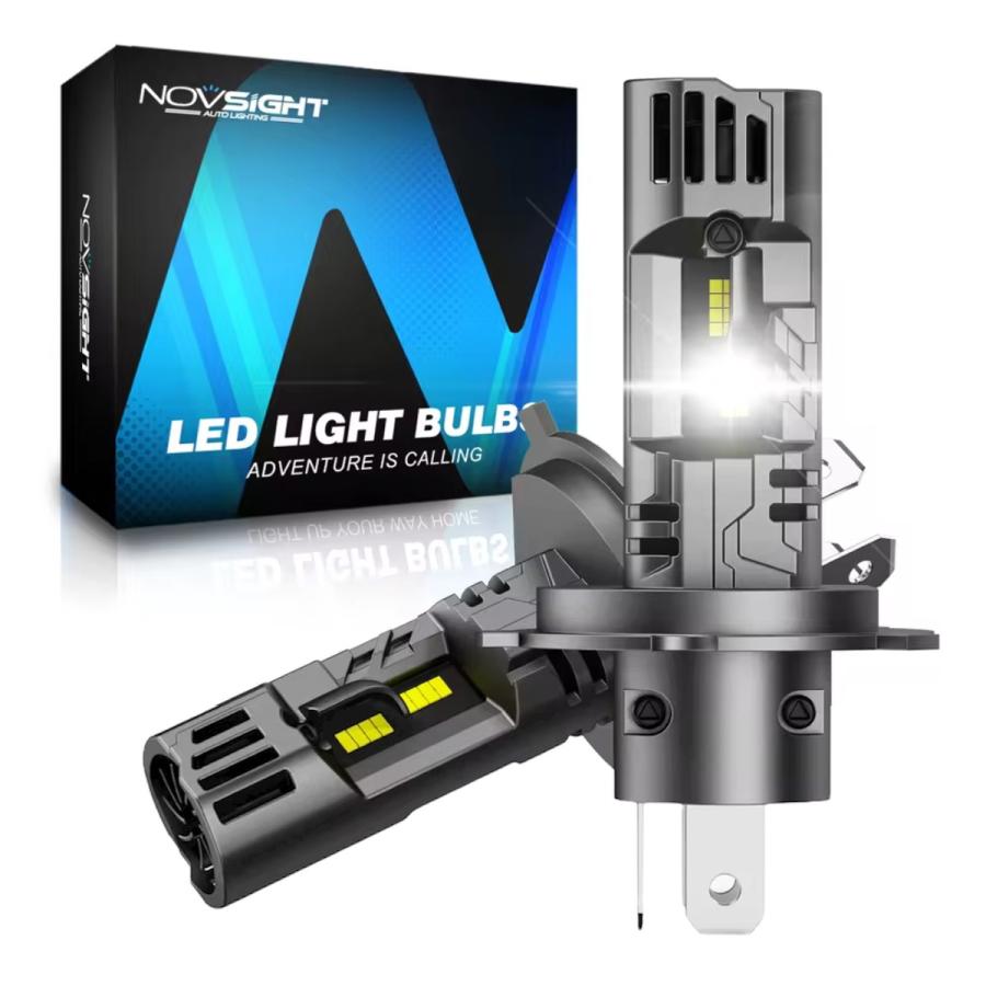 NOVSIGHT H4 LED 正規品 100W 12000LM 外車 トラック LEDヘッドライト