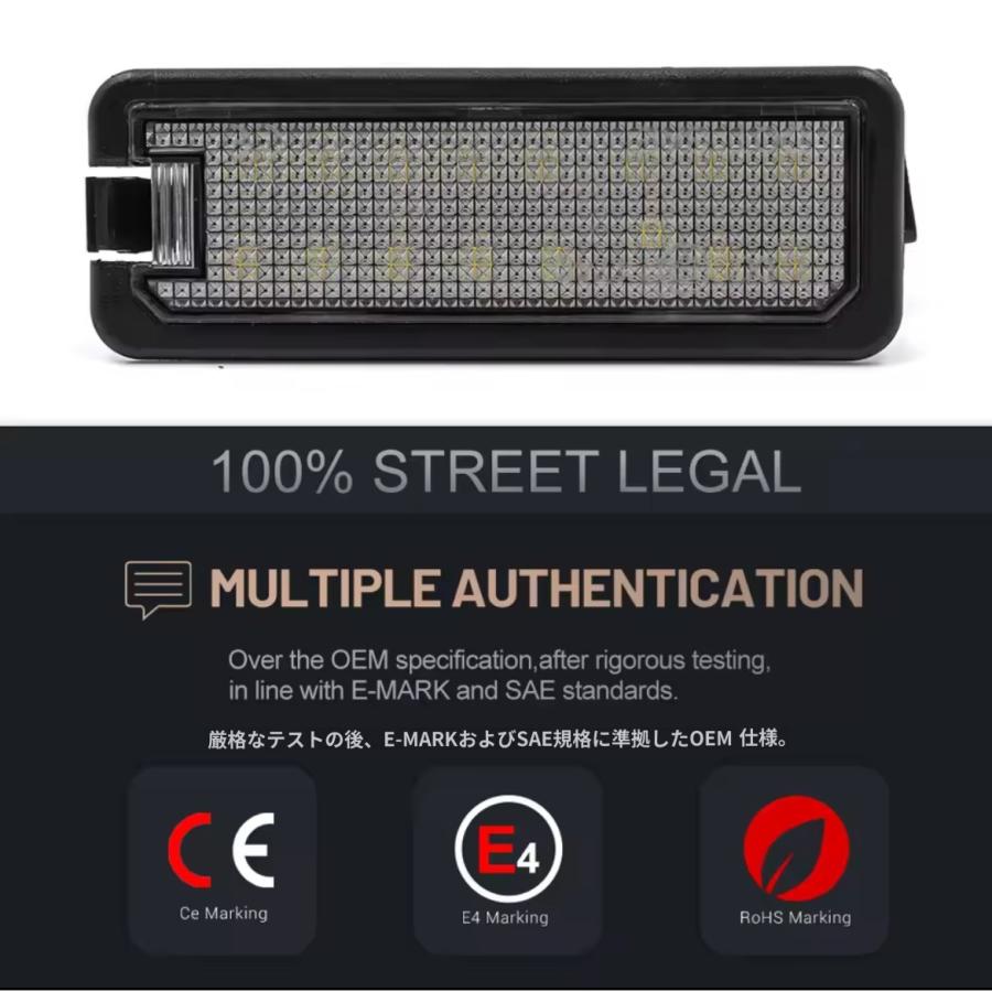 VW ザ・ビートル LED ナンバー灯 ライセンスランプ 番号灯 純正