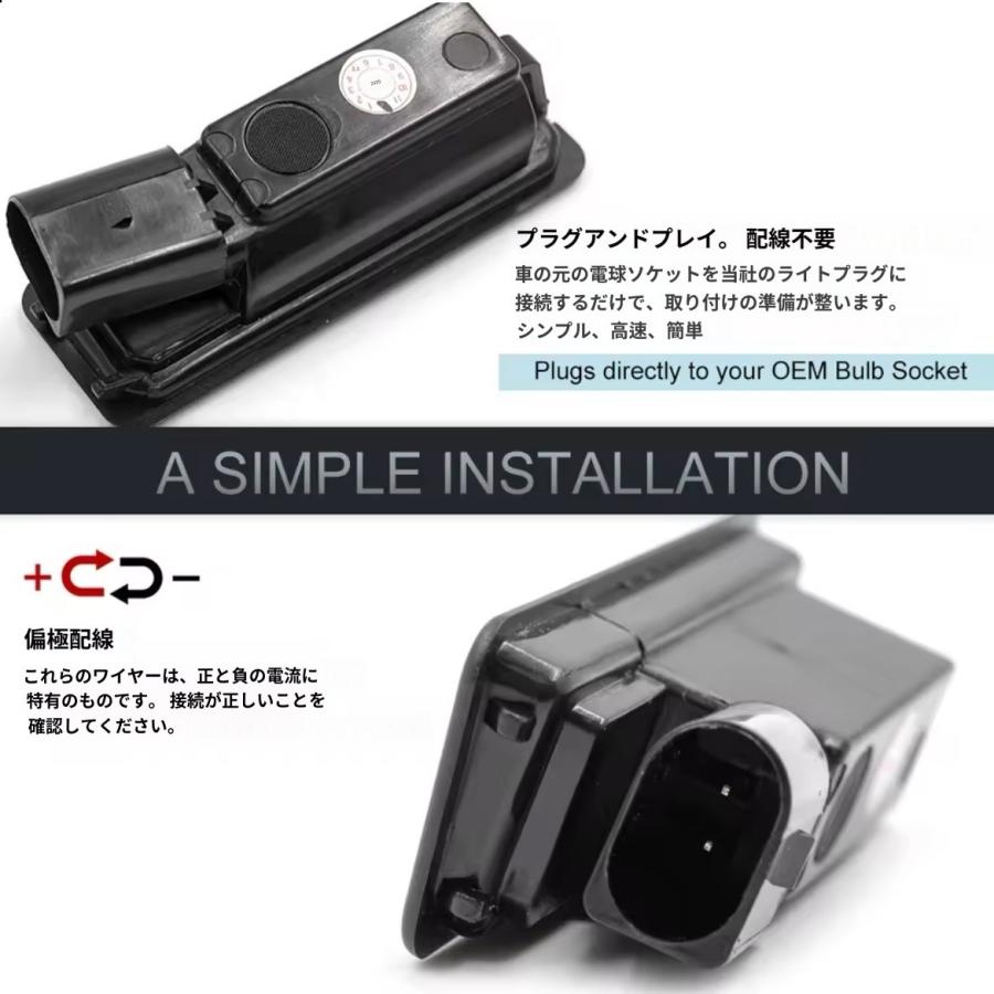 ポルシェ マカン LED ナンバー灯 95B ライセンスランプ 番号灯 純正