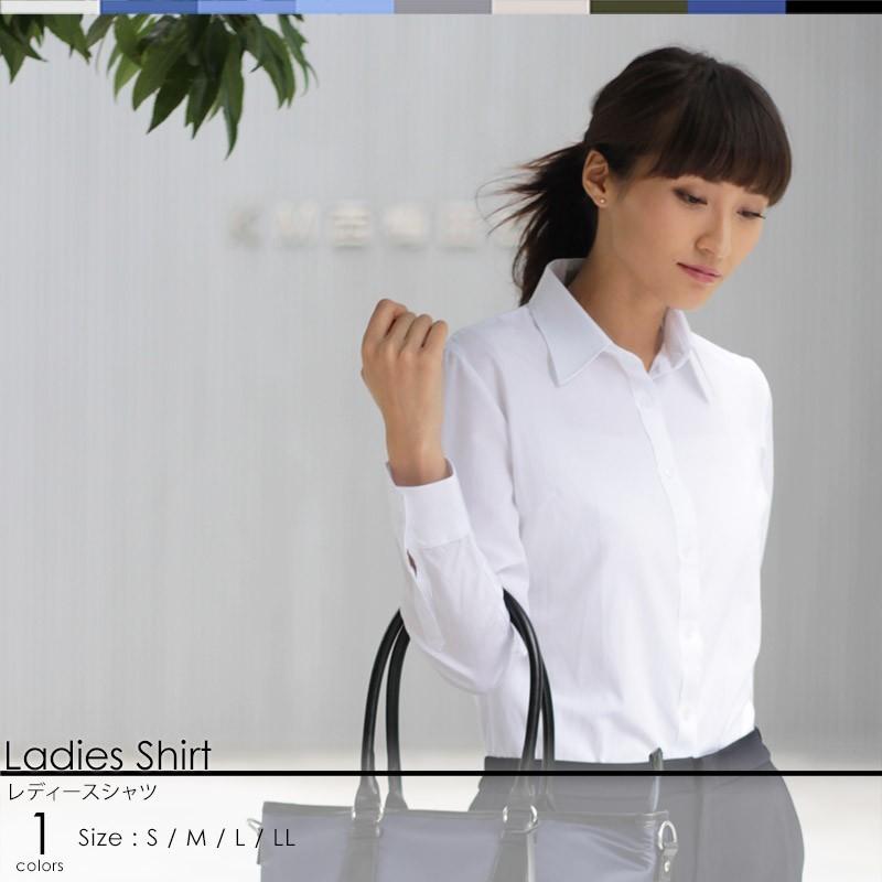 ブラウス レディース 白 シャツ ビジネス フォーマル カジュアル ワイシャツ Yシャツ Yシャツ シャツ 白 ホワイト Hk Ladies Shirt エプロン専門店 ええエプロン 通販 Yahoo ショッピング
