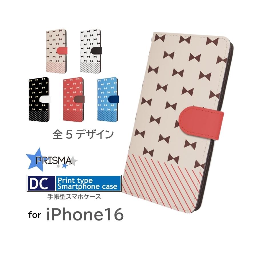 iPhone16 ケース リボン パターン アイフォン16 iPhone用ケース