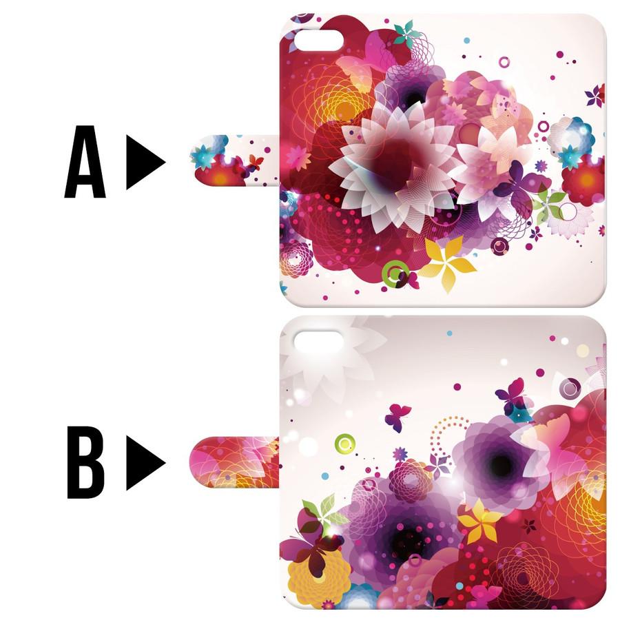 スマホケース 手帳型 iPhone17 iPhone16 AQUOS Redmi Pixel Reno 対応機種多数 スマホ カバー 花柄 |  | 01